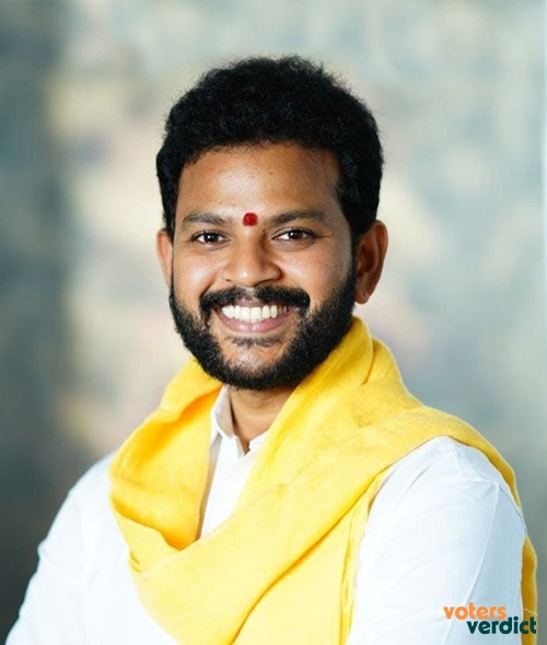 Photo of Kinjarapu Ram Mohan Naidu of Telugu Desam Party Srikakulam Andhra Pradesh