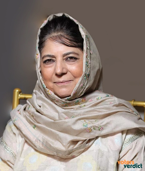 Photo of Mehbooba Mufti of Jammu and Kashmir People's Democratic Party Anantnag–Rajouri Jammu and Kashmir