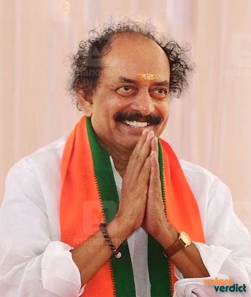 Photo of C. K. Padmanabhan of Bharatiya Janata Party Kannur Kerala