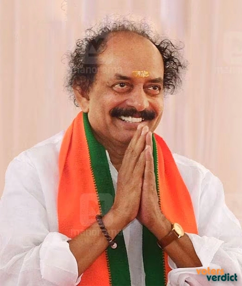 Photo of C. K. Padmanabhan of Bharatiya Janata Party Kannur Kerala