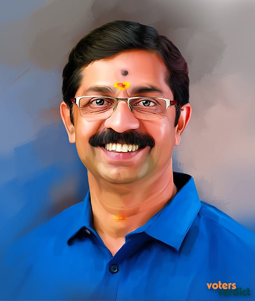 Photo of C. Krishnakumar of Bharatiya Janata Party Palakkad Kerala