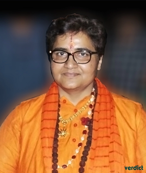 Photo of Sadhvi Pragya Singh Thakur of Bharatiya Janata Party Bhopal Madhya Pradesh