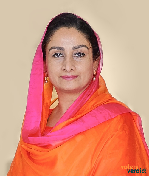 Photo of Harsimrat Kaur Badal of Shiromani Akali Dal Bathinda Punjab