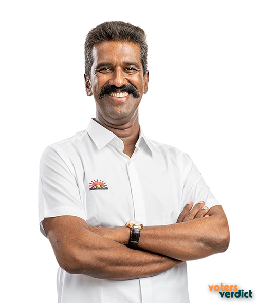 Photo of R. Mahendran of Makkal Needhi Maiam Coimbatore Tamil Nadu