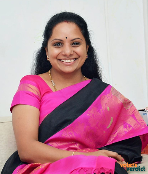 Photo of Kalvakuntla Kavitha of Bharat Rashtra Samithi Nizamabad Telangana