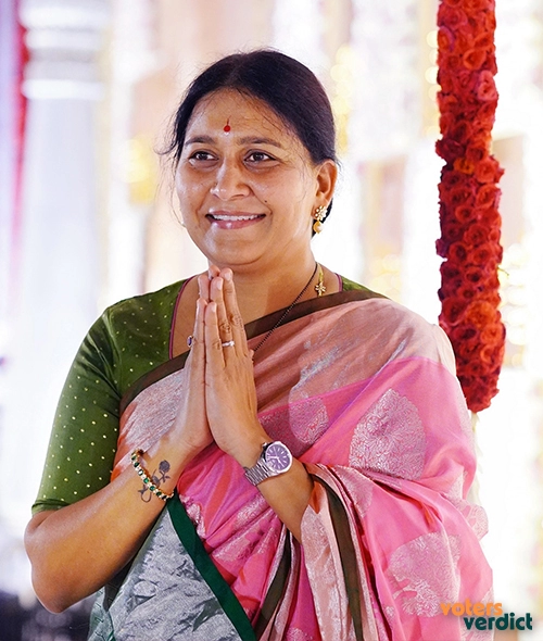 Photo of Kavitha Malothu of Bharat Rashtra Samithi Mahabubabad Telangana