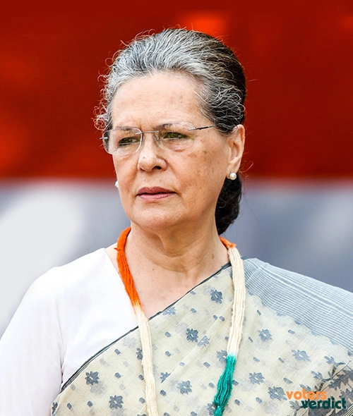 Photo of Sonia Gandhi of Indian National Congress Rae Bareli Uttar Pradesh